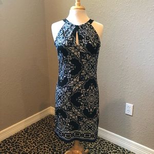 Black house white market dress